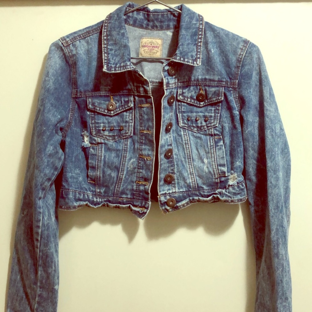 Distressed Jean Jacket